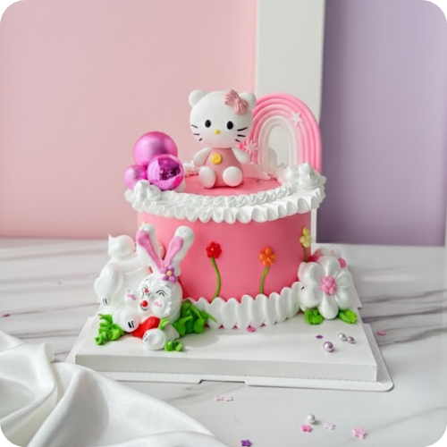 MẪU BÁNH KEM HELLO KITTY