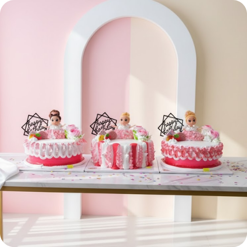 MẪU BÁNH KEM CÔNG CHÚA NHỎ