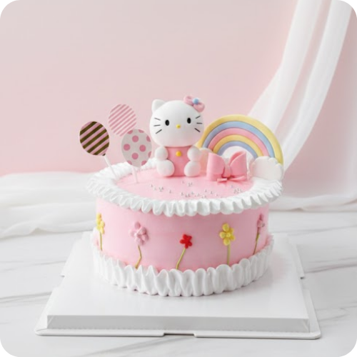 MẪU BÁNH KEM HELLO KITTY