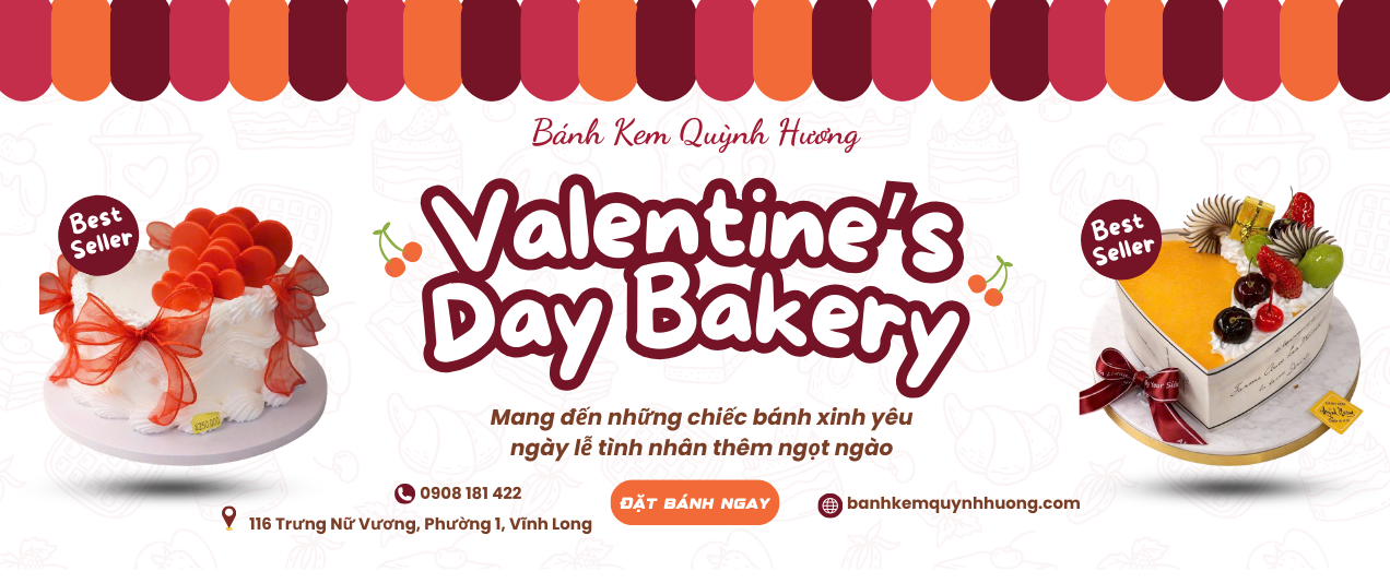 BÁNH KEM QUỲNH HƯƠNG - BÁNH KEM NGON VĨNH LONG